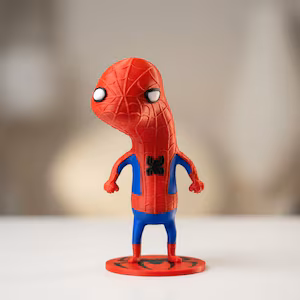 3d printed spooderman figurine